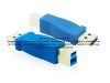 Adaptador USB 3.0 tipo A a tipo B machos